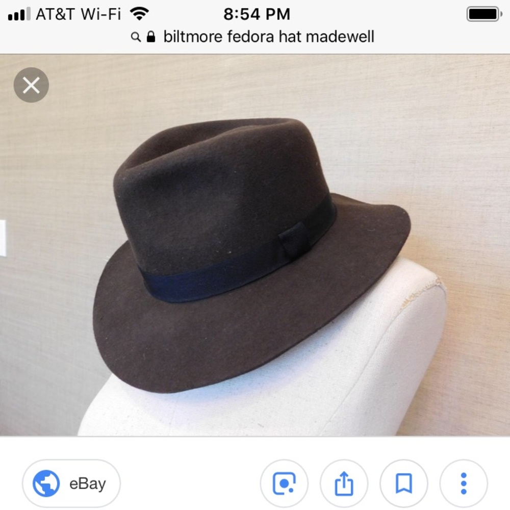 Madewell Biltmore Fedora Hat